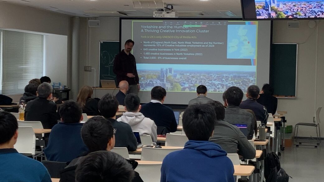 Scenes from the lecture