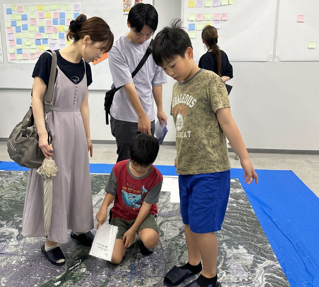 Local residents participating in the event