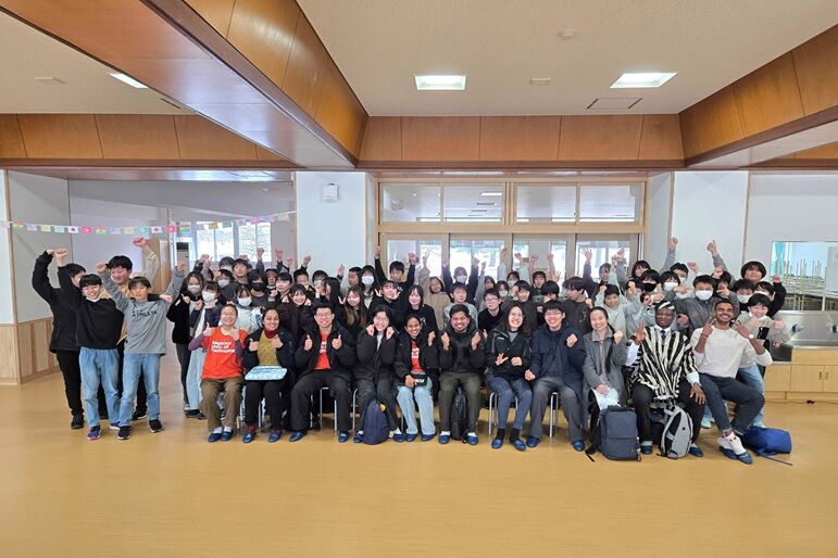 6年生との集合写真