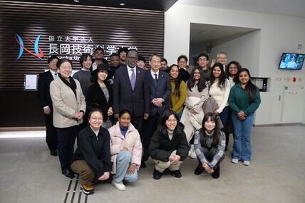 マルワラ国連大学学長・国連事務次長が来学されました 画像